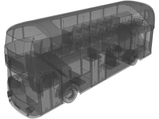 London Bus 3D Model preview