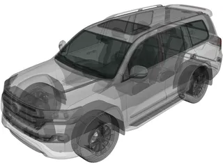 Toyota Land Cruiser (2016) 3D Model preview