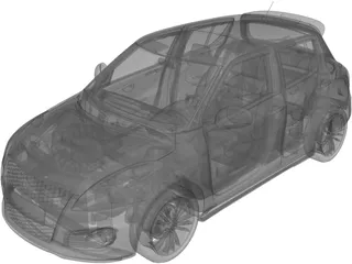 Suzuki Swift Sport 3D Model preview