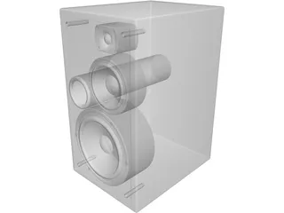 Edifier R2700 Speaker 3D Model preview