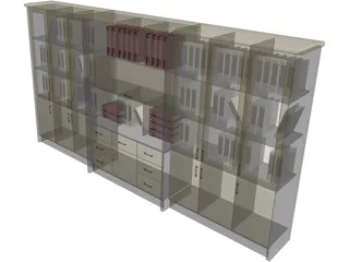 Cupboard 3D Model preview
