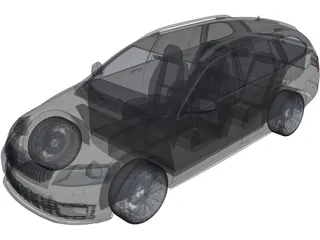 Skoda Octavia Combi (2014) 3D Model preview