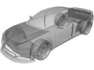 Dodge Charger RT Wide Body (2017) 3D Model preview