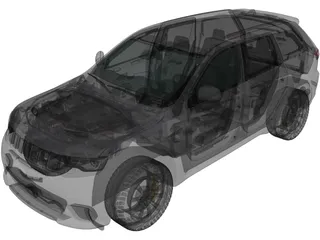 Jeep Grand Cherokee Trackhawk 3D Model preview