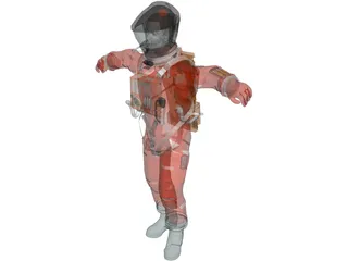 Astronaut 3D Model preview