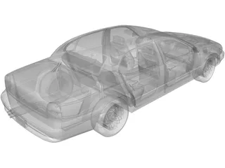 Chrysler New Yorker LHS (1995) 3D Model preview