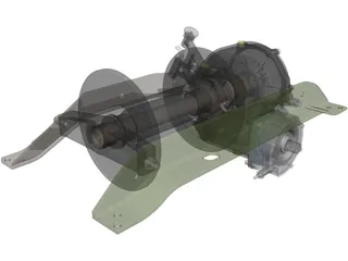 Winch 3D Model preview