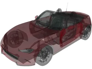 Mazda MX-5 (2017) 3D Model preview