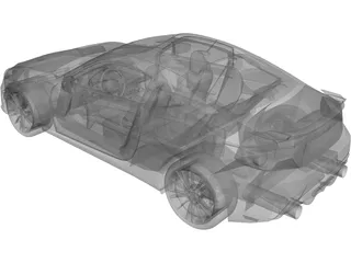 Subaru BRZ 3D Model preview