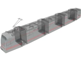 Train 3D Model preview