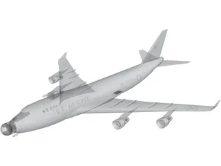 Boeing Airborne Laser YAL-1 3D Model preview