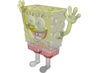 Sponge Bob 3D Model preview