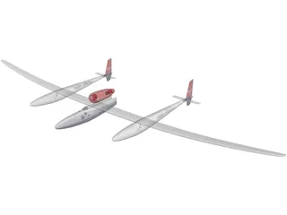 Virgin Atlantic GlobalFlyer 3D Model preview