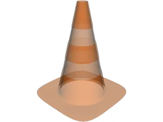 Traffic Cone 3D Model preview
