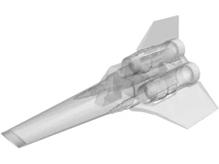 Colonial Viper 3D Model preview