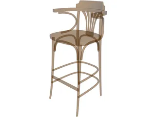 Stool Cuppa 3D Model preview