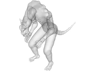 Monster 3D Model preview