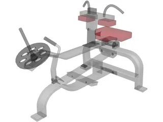 CF2363 GYM 3D Model preview