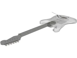 Electric Guitar 3D Model preview