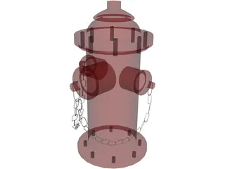 Fire Hydrant 3D Model preview