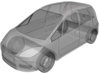 Mitsubishi Colt 5-door 3D Model preview