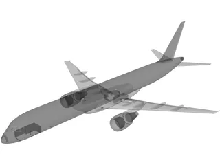 Boeing 757-200 Delta-2 3D Model preview