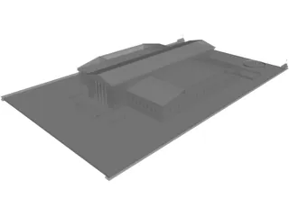 Supreme Court Building 3D Model preview