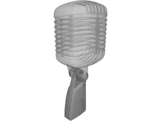 Radio Microphone 3D Model preview