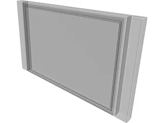 TV Plasma 30inch Polegadas 3D Model preview