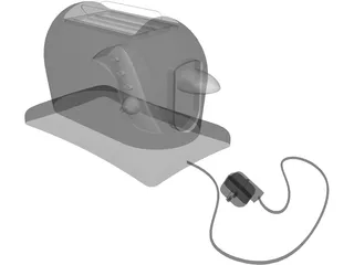 Toaster 3D Model preview
