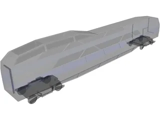 Train 3D Model preview