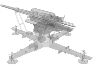 Flack 88 3D Model preview