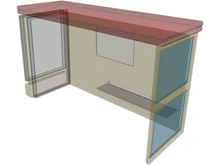 Bus Stop 3D Model preview