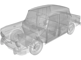 Renault (1962) 3D Model preview