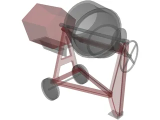 Portable Mixer 3D Model preview
