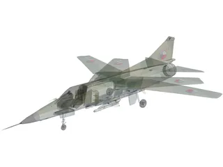MiG-23 Flogger 3D Model preview