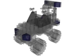 Lego Fire Truck 3D Model preview