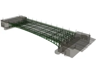 European Bridge 3D Model preview