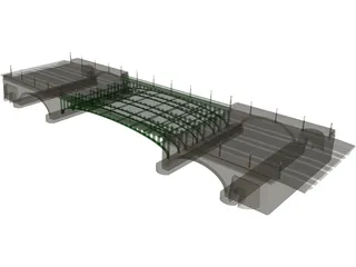 European Bridge 3D Model preview