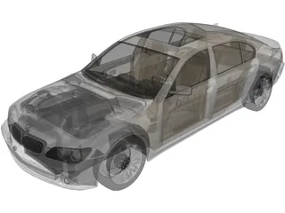 BMW 760iL 3D Model preview