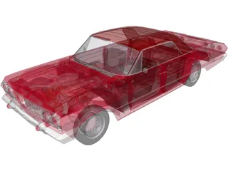 Chevrolet Impala 2-door (1963) 3D Model preview