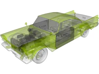 Dodge Lancer (1957) 3D Model preview