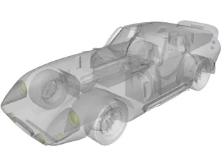 Cobra Schelby Daytona 3D Model preview