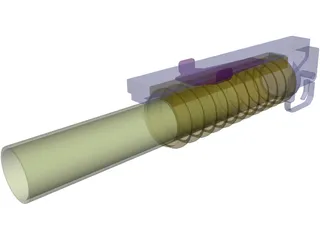 M203 3D Model preview
