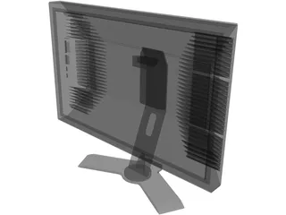 Dell LCD Screen 3D Model preview
