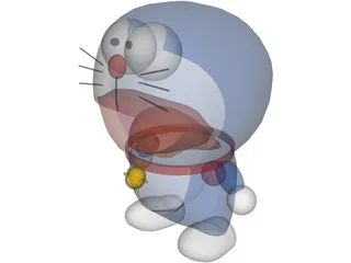 Doraemon 3D Model preview