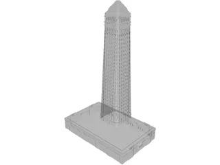 Foshay Tower, Minneapolis 3D Model preview
