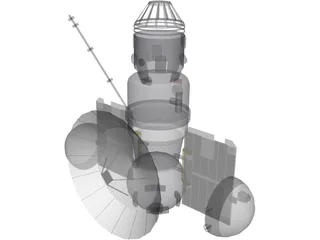 Zond Probe 3D Model preview