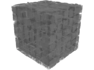 Borg Cube 3D Model preview