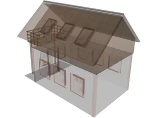 Weekender House 3D Model preview